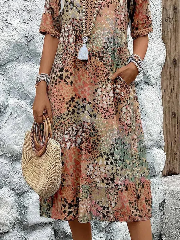 Veronica™ | Vibrant Midi Dress