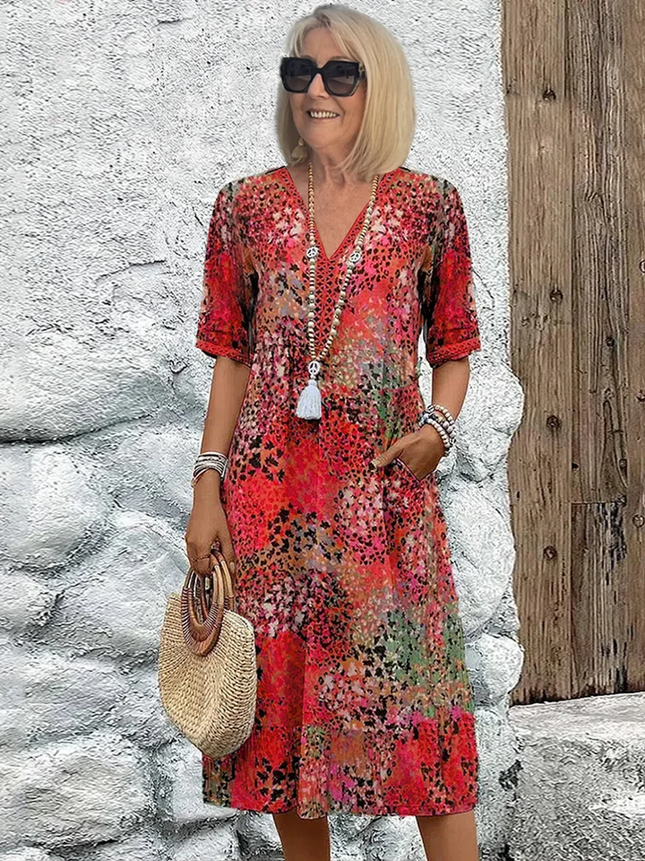 Veronica™ | Vibrant Midi Dress