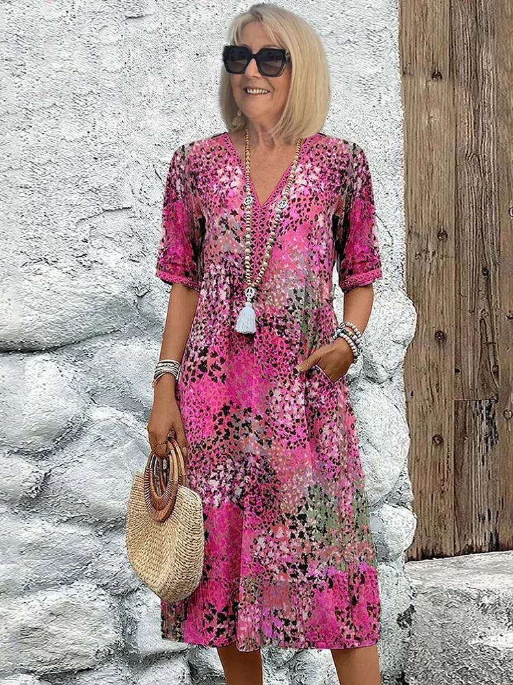 Veronica™ | Vibrant Midi Dress