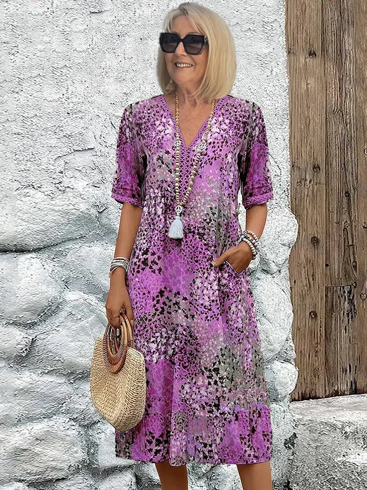 Veronica™ | Vibrant Midi Dress