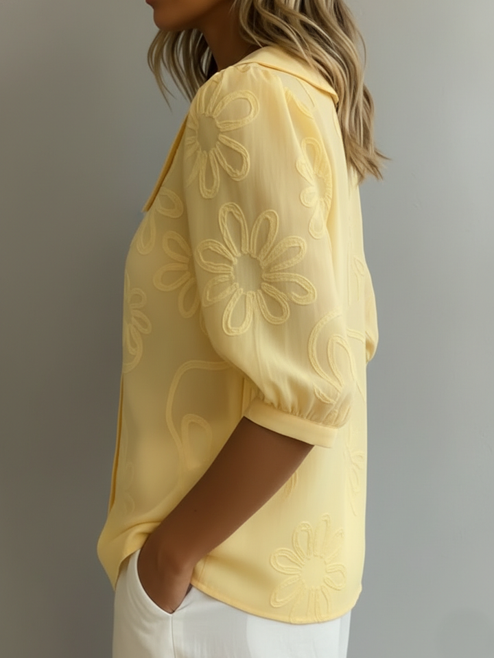 Isabella™ | Soft-Touch Floral Blouse