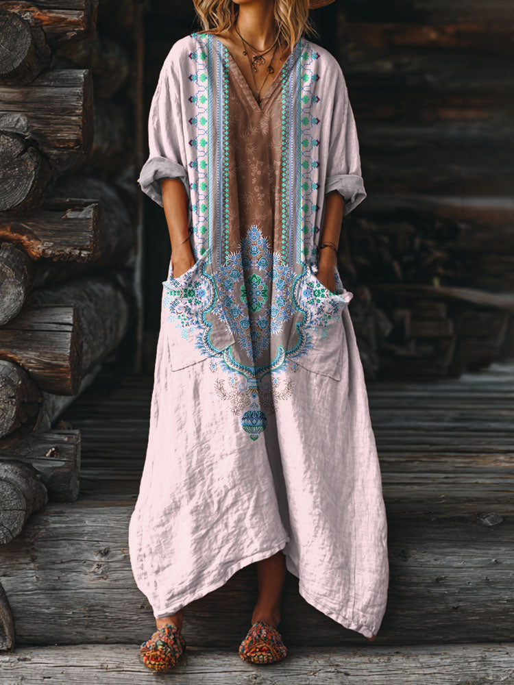 Chloe™ | Vintage Boho Dress With Pockets