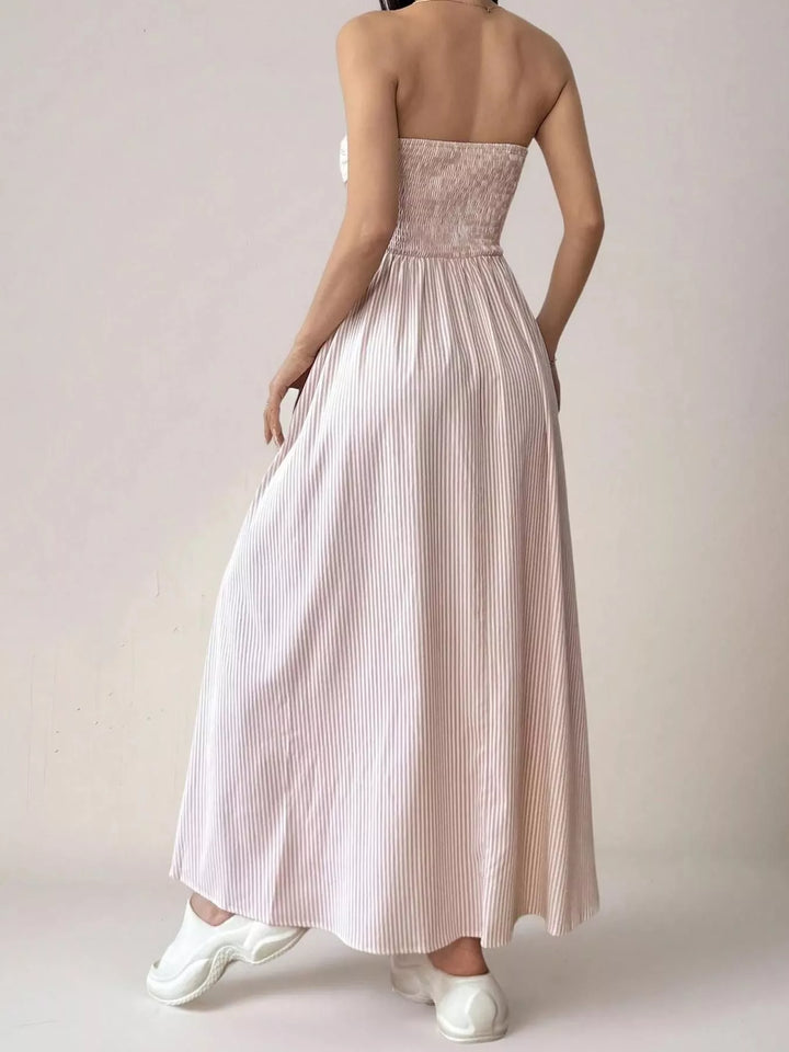 Emma™ | Striped Strapless Maxi Dress