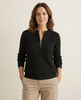 Noa™ - Cable Knit Half-Zip Jumper