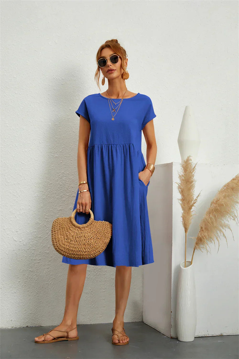 Megan™ | Casual Pocket Dress