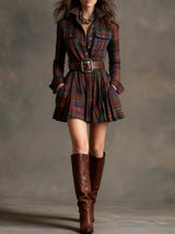 Emily™ | Plaid Mini Dress