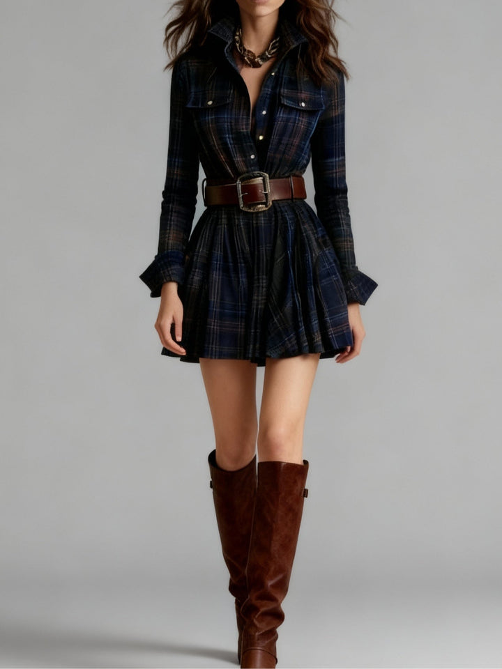 Emily™ | Plaid Mini Dress